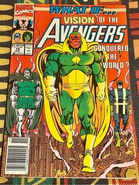 🔥 VINTAGE What If? Vol 2 #19 Comic (1990) Vision Conquers World NM/VF